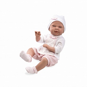 Виниловый пупс из серии Arias Elegance в розовом костюмчике, 52 см. (Arias, Т11123)